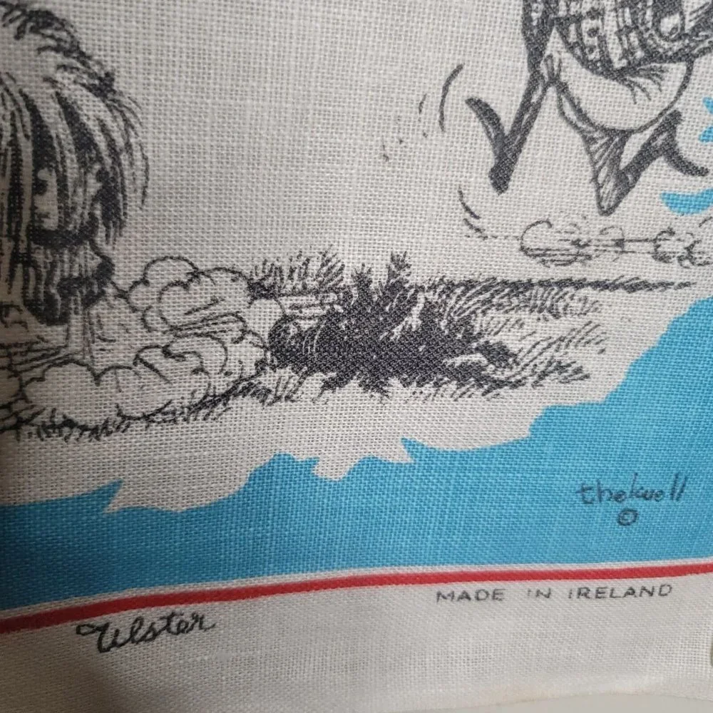 Thewell's Pony Club Ulster Linen Tea Dish Towel Appx 20.5 x 31 Inches